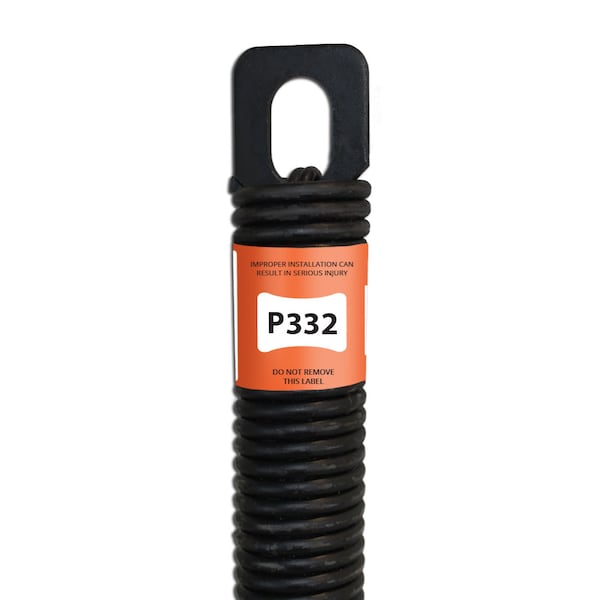 E900 Hardware P332 32 in. Plug-End Garage Door Spring (0.244 in. No. 3 Wire) P332 - main